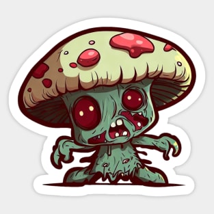 Zombie Mushrooms - Tad Sticker